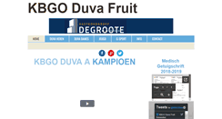 Desktop Screenshot of kbgoduvafruit.be
