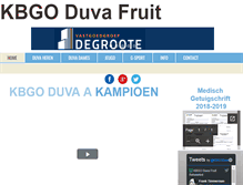 Tablet Screenshot of kbgoduvafruit.be